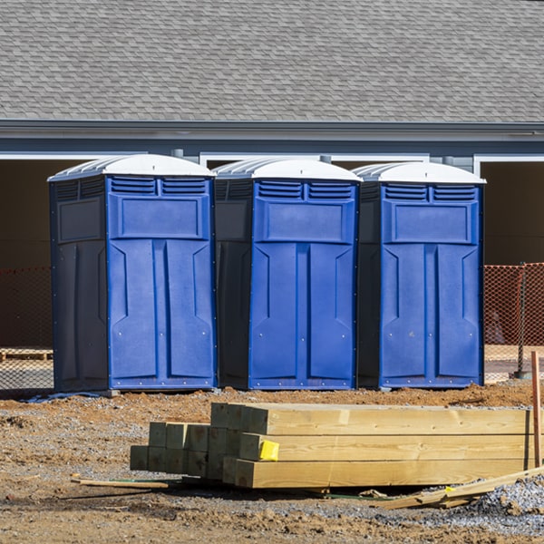 what is the expected delivery and pickup timeframe for the portable toilets in Zapata TX